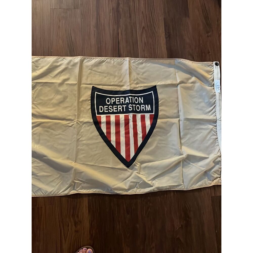 Vintage Dessert Storm Flag